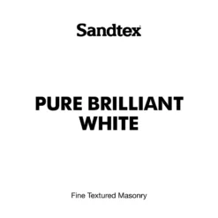Sandtex® Textured Masonry Paint Pure Brilliant White - 5L 18 Sandtex® Textured Masonry Paint Pure Brilliant White - 5L -Home Decor Shop 12807345 1194871506187244