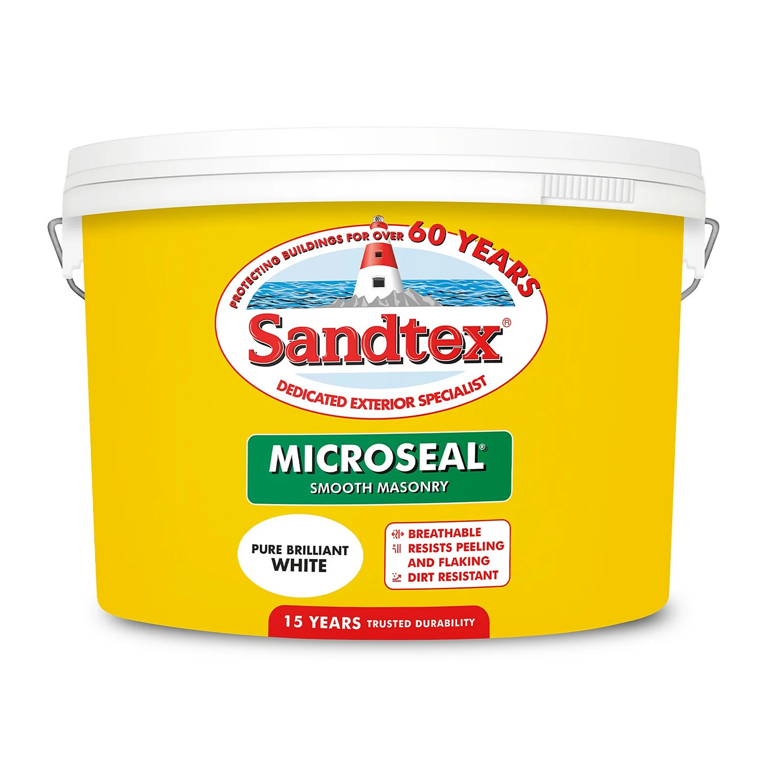Sandtex® Ultra Smooth Masonry Paint Pure Brilliant White - 10L 8 Sandtex® Ultra Smooth Masonry Paint Pure Brilliant White - 10L - Image 8