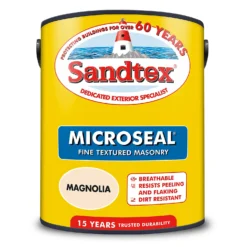 Sandtex® Textured Masonry Paint Magnolia - 5L -Home Decor Shop 12809198 1904871504810031