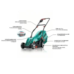 Bosch 1300W Rotak 34-13 Electric Lawn Mower - 34cm -Home Decor Shop 12809318 6605027558834463