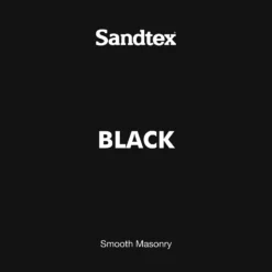 Sandtex® Ultra Smooth Masonry Paint Black - 5L -Home Decor Shop 12810261 1354871319082608