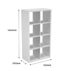 Clever Cube 4x2 Storage Unit - White -Home Decor Shop 12813309 4585014368217440
