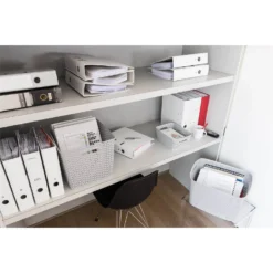 Curver My Style Large Rectangular Plastic Storage Basket - Grey - 18L -Home Decor Shop 12814518 2114832988532536