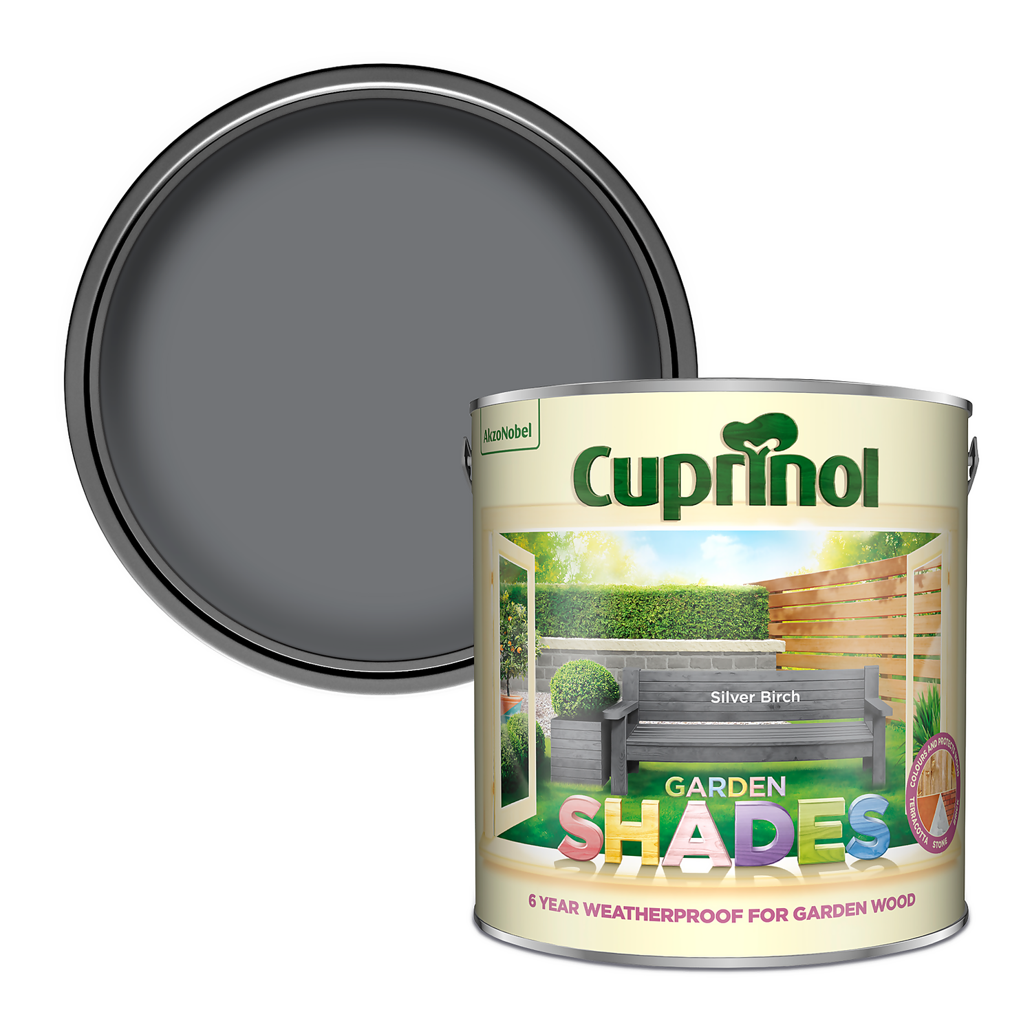 Cuprinol Garden Shades Silver Birch - 2.5L 1 Cuprinol Garden Shades Silver Birch - 2.5L