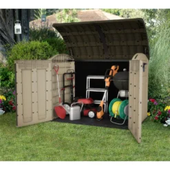 Keter Store It Out Ultra Outdoor Garden Storage Shed - Beige & Brown - 2000L -Home Decor Shop 12815621 2154833203715627