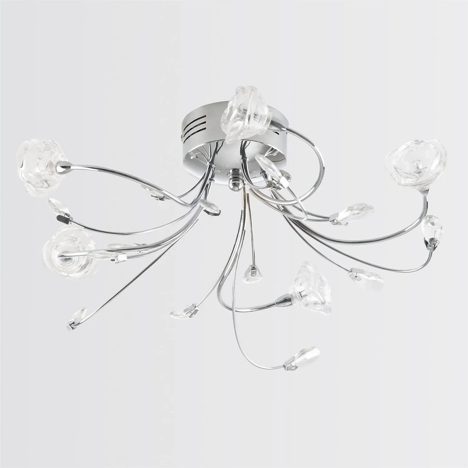 Flora 5 Lamp Semi-Flush Ceiling Light 4 Flora 5 Lamp Semi-Flush Ceiling Light - Image 4
