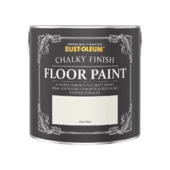 Rust-Oleum Chalky Floor Paint Chalk White - 2.5L -Home Decor Shop 12819785 1664940725472415