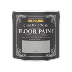 Rust-Oleum Chalky Floor Paint Winter Grey - 2.5L -Home Decor Shop 12819786 7504940725516824