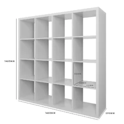 Clever Cube 4x4 Storage Unit - White -Home Decor Shop 12821332 1844953391927368