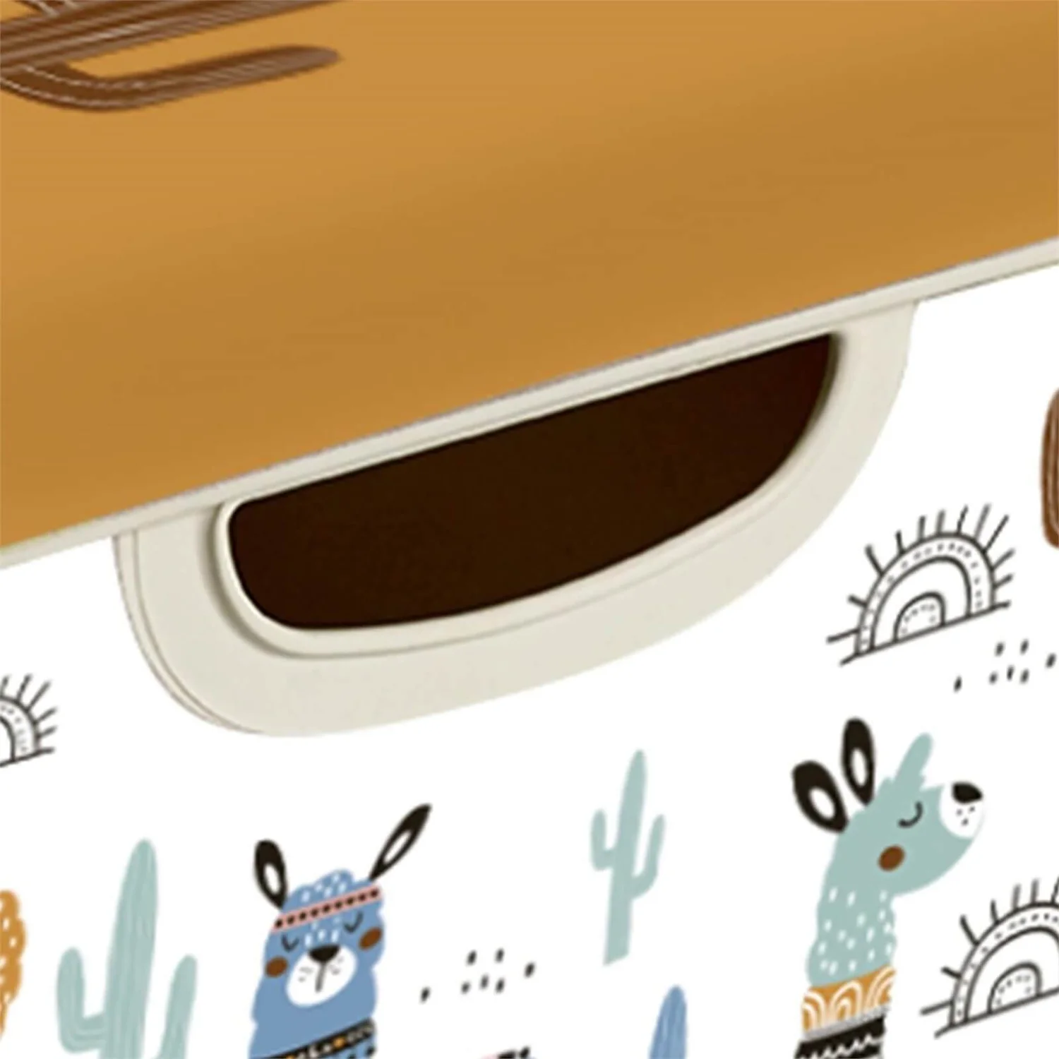 Curver Stockholm Llama Plastic Deco Storage Box - Multi-Coloured - 22L 4 Curver Stockholm Llama Plastic Deco Storage Box - Multi-Coloured - 22L - Image 4