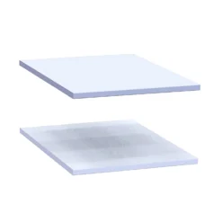 House Beautiful Fitted Bedroom Single Wardrobe Shelf - White X 2