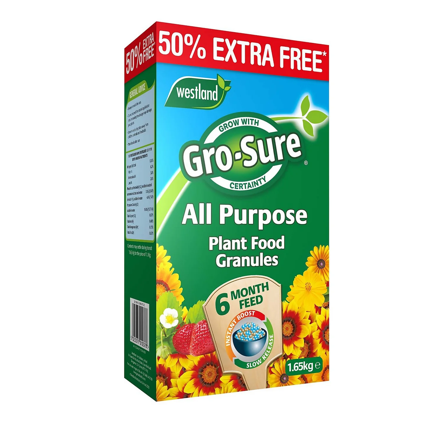 Gro-Sure 6 Month Slow Release Plant Food 1.1kg 1 Gro-Sure 6 Month Slow Release Plant Food 1.1kg