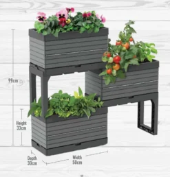 Modular Planter Set - Grey -Home Decor Shop 12836339 1784853672800836