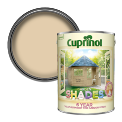 Home Decor Shop 24 Cuprinol Garden Shades Paint Country Cream - 5L