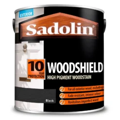 Sadolin Woodshield Woodstain Black - 2.5L -Home Decor Shop 12841312 1894951406684856