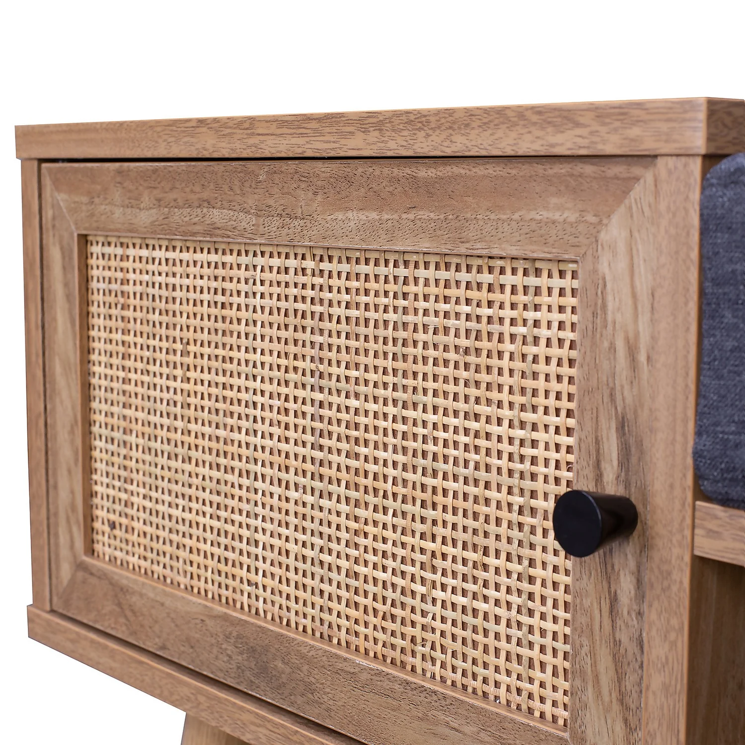 Kubu Rattan Hallway Bench 6 Kubu Rattan Hallway Bench - Image 6