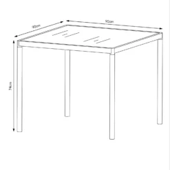 Bambrick 4 Seater Garden Dining Set -Home Decor Shop 12881495 3724948030783797