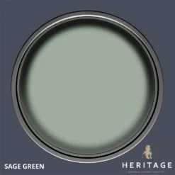 Dulux Heritage Matt Emulsion Paint Sage Green - 2.5L -Home Decor Shop 12882022 1174843785306036