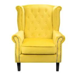 Chester Armchair - Mustard 9 Chester Armchair - Mustard -Home Decor Shop 12882875 1654887372870213
