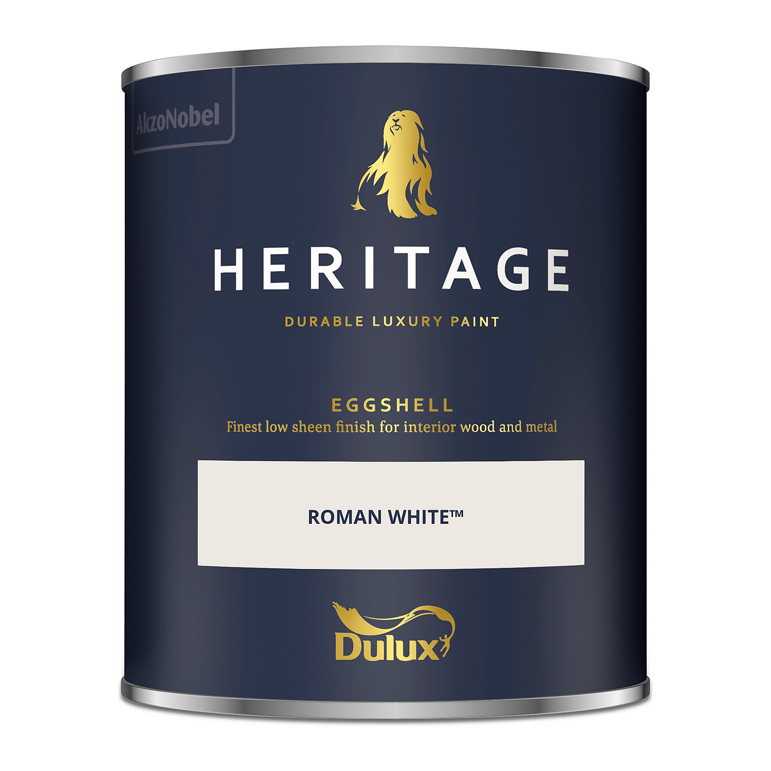 Dulux Heritage Eggshell Paint Roman White - 750ml 4 Dulux Heritage Eggshell Paint Roman White - 750ml - Image 4