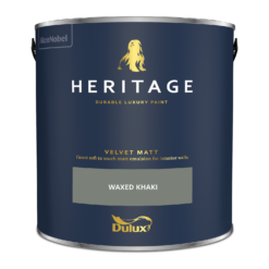 Dulux Heritage Matt Emulsion Paint Waxed Khaki - 2.5L -Home Decor Shop 12899143 1544847684711196