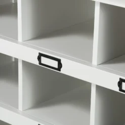 Ashstead Shoe Cupboard - Oak & Ivory 16 Ashstead Shoe Cupboard - Oak & Ivory -Home Decor Shop 12917100 1504901116033428