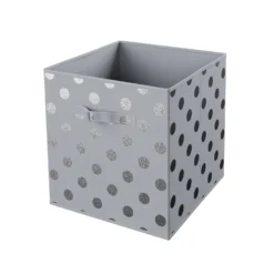 Home Decor Shop 50 Living Elements Compact Cube Foil Spot Insert - Grey & Silver