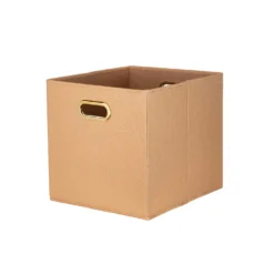 Home Decor Shop 56 Clever Cube Woven Insert - Golden