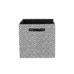 Clever Cube Patterned Fabric Insert - Black Jacquard -Home Decor Shop 12932948 1584900282553241