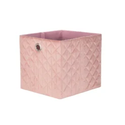 Home Decor Shop 28 Clever Cube Quilted Velvet Insert - Blush Pink