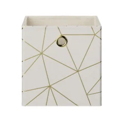 Clever Cube Velvet Geometric Insert - Cream & Gold 7 Clever Cube Velvet Geometric Insert - Cream & Gold -Home Decor Shop 12932955 1184887877001679