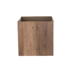 Clever Cube Timber Front Insert - Faux Dark Wood -Home Decor Shop 12932956 8174900282792578