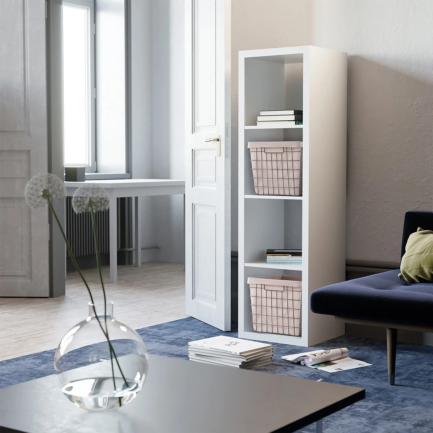 Clever Cube Wire Insert Charcoal Storage Basket 2 Clever Cube Wire Insert Charcoal Storage Basket - Image 2