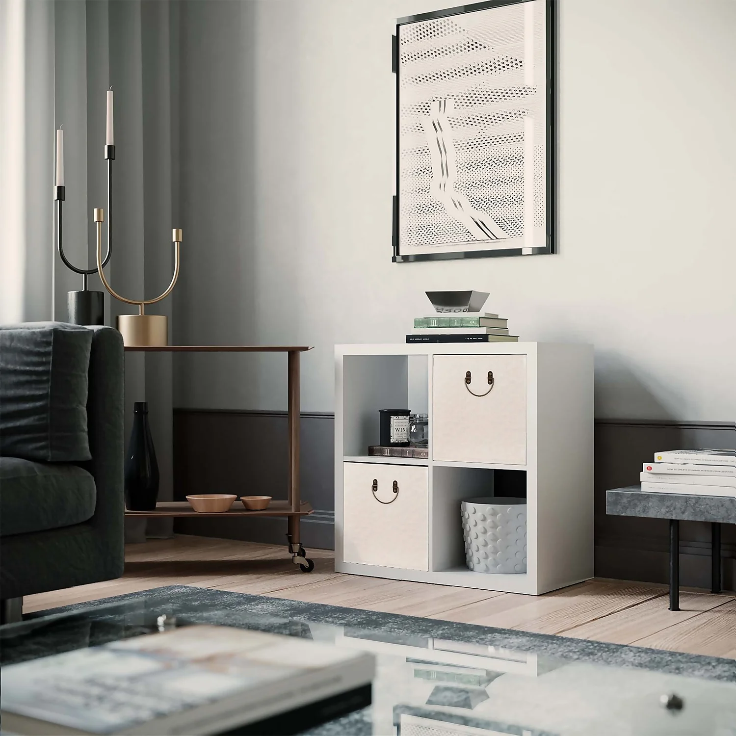 Clever Cube Mock Croc Insert - White 2 Clever Cube Mock Croc Insert - White - Image 2