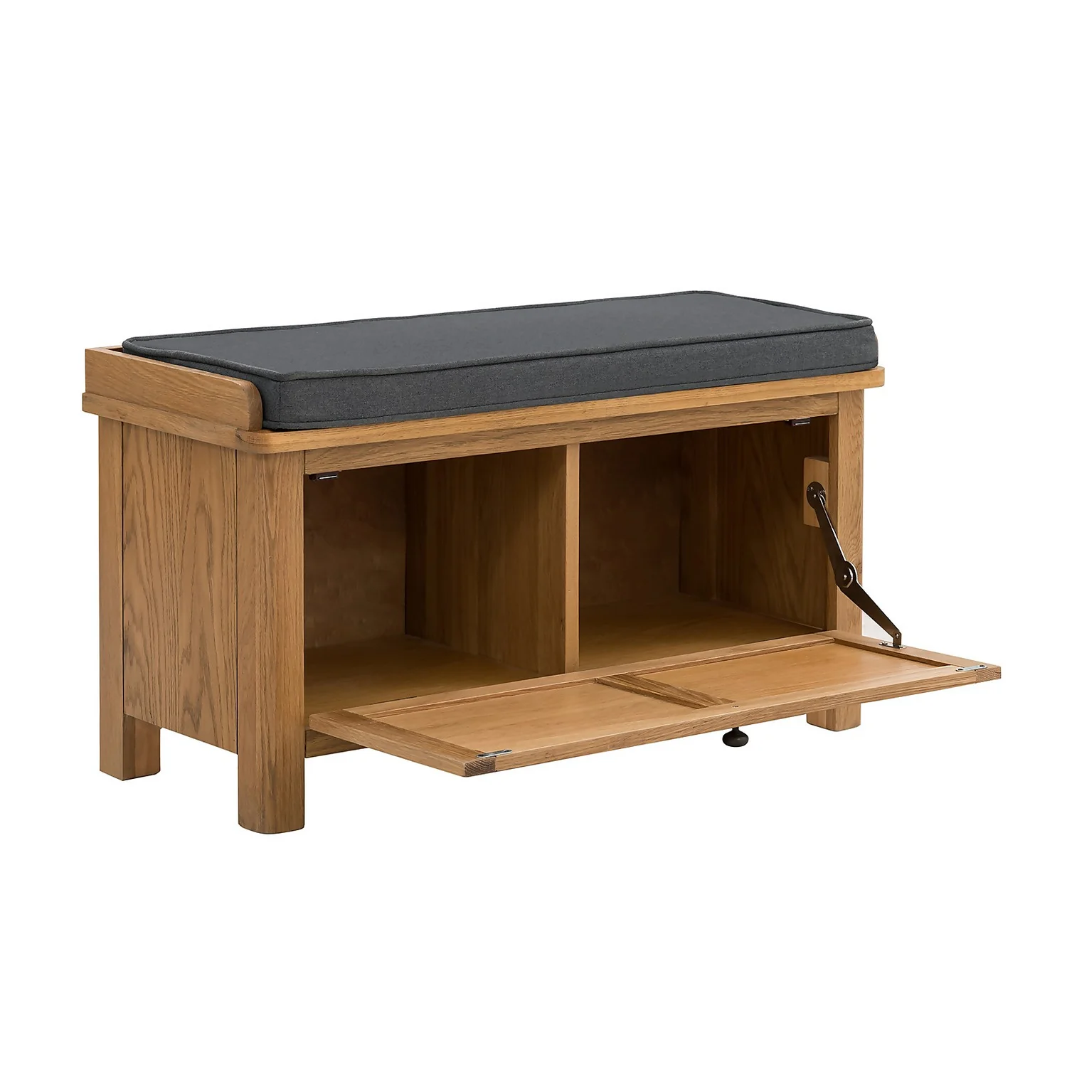 Norbury Hallway Bench - Oak 3 Norbury Hallway Bench - Oak - Image 3