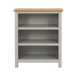 Norbury Low Bookcase - Grey -Home Decor Shop 12940859 3694889183449380
