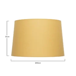 Clyde Ochre Taper Shade - 40cm -Home Decor Shop 13139379 1974900554687720