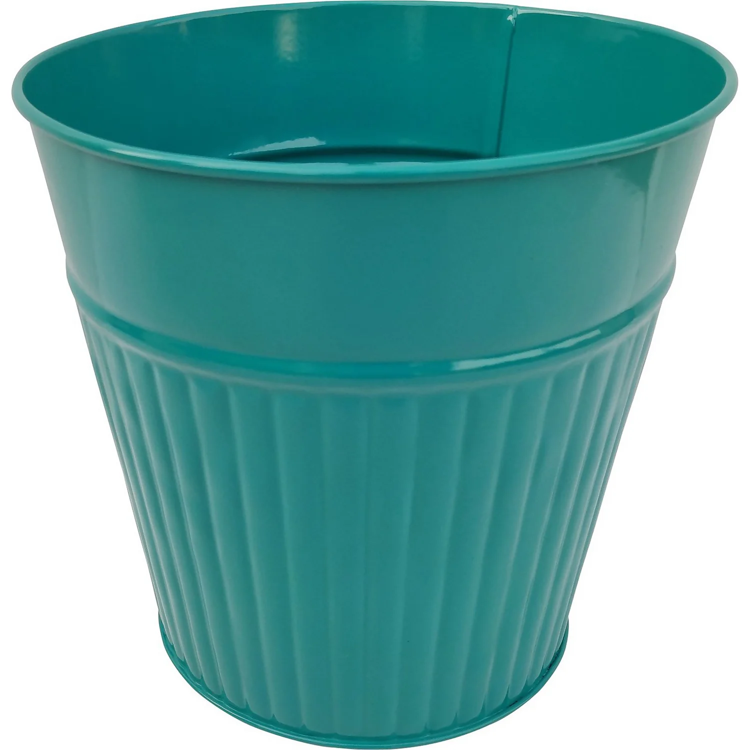 Ribbed Planter (3 Colour Mix) - 18cm 4 Ribbed Planter (3 Colour Mix) - 18cm - Image 4