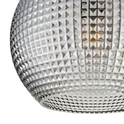 Safi Glass Flush Pendant - Chrome Smoke 8 Safi Glass Flush Pendant - Chrome Smoke -Home Decor Shop 13208300 1364896913050126