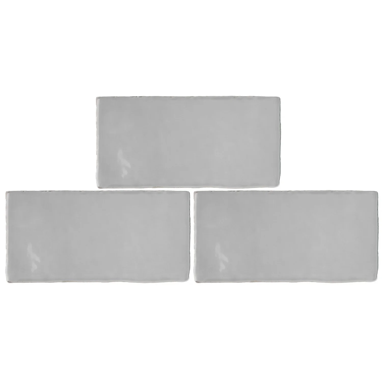 Country Living Artisan Whisper Grey Ceramic Wall Tile 75 X 150mm - 0.5sqm Pack 3 Country Living Artisan Whisper Grey Ceramic Wall Tile 75 X 150mm - 0.5sqm Pack - Image 3