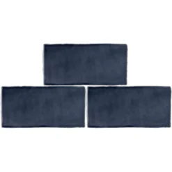 Country Living Artisan French Navy Ceramic Wall Tile 75 X 150mm - 0.5sqm Pack 8 Country Living Artisan French Navy Ceramic Wall Tile 75 X 150mm - 0.5sqm Pack -Home Decor Shop 13220556 1754916404186521