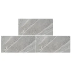 Sandwaves Gloss Light Grey Porcelain Wall & Floor Tile 300 X 600mm - 0.9sqm Pack 8 Sandwaves Gloss Light Grey Porcelain Wall & Floor Tile 300 X 600mm - 0.9sqm Pack -Home Decor Shop 13220571 1904916351304765