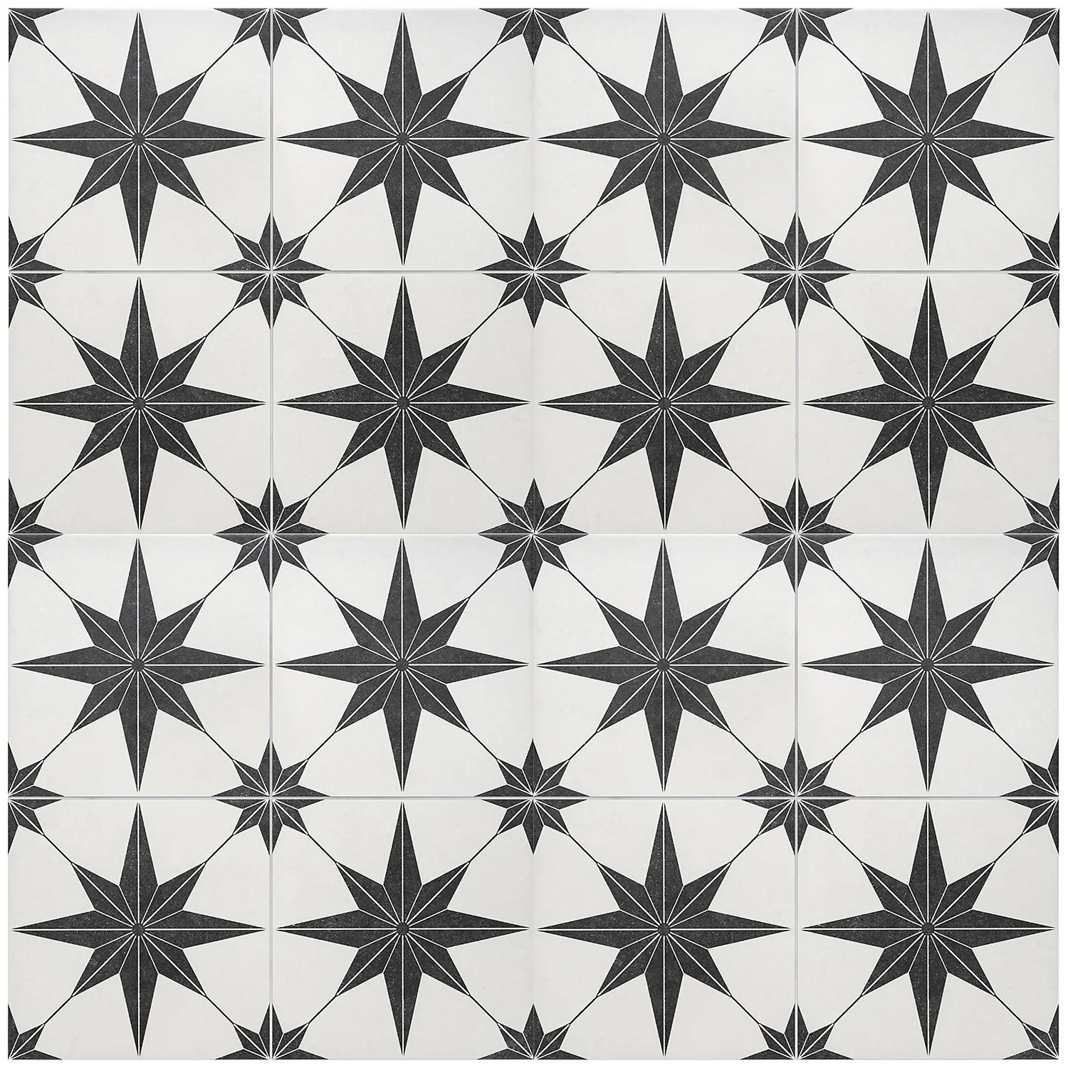 Country Living Starry Skies White Light Porcelain Floor & Wall Tile 1.42sqm Pack - 450x450mm 3 Country Living Starry Skies White Light Porcelain Floor & Wall Tile 1.42sqm Pack - 450x450mm - Image 3