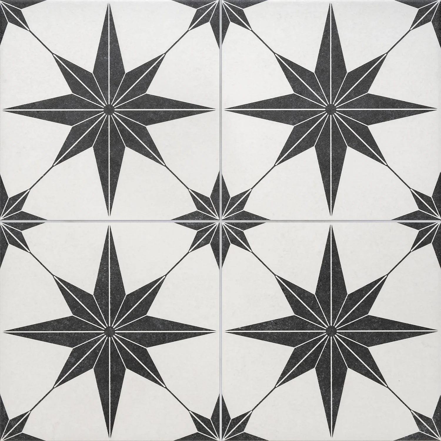 Country Living Starry Skies White Light Porcelain Floor & Wall Tile 1.42sqm Pack - 450x450mm 2 Country Living Starry Skies White Light Porcelain Floor & Wall Tile 1.42sqm Pack - 450x450mm - Image 2
