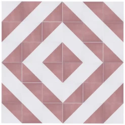 House Beautiful Cube Blush Porcelain Wall & Floor Tile 200 X 200mm - 0.52sqm Pack -Home Decor Shop 13220593 1574915382801700