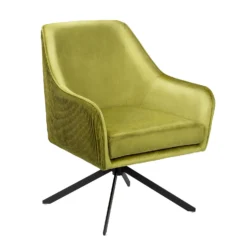 New Arrival 21 Pia Pleat Swivel Chair - Olive