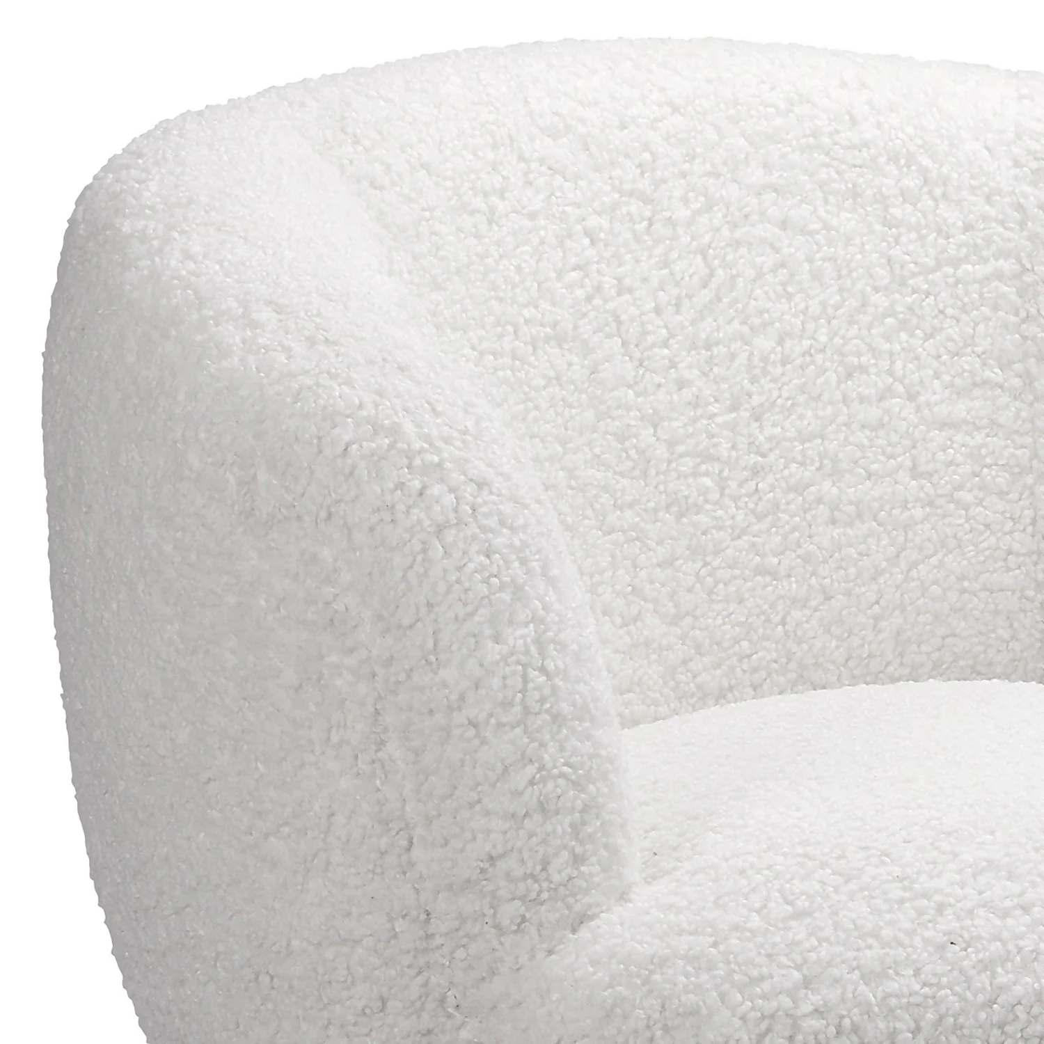 Tori Boucle Tub Chair - White 5 Tori Boucle Tub Chair - White - Image 5