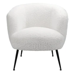 Tori Boucle Tub Chair - White 9 Tori Boucle Tub Chair - White -Home Decor Shop 13224150 3994919264467773