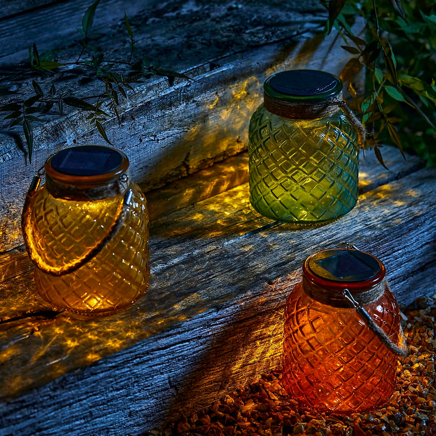 Solar Vintage Glass Jar Garden Light - Pack Of 1 1 Solar Vintage Glass Jar Garden Light - Pack Of 1