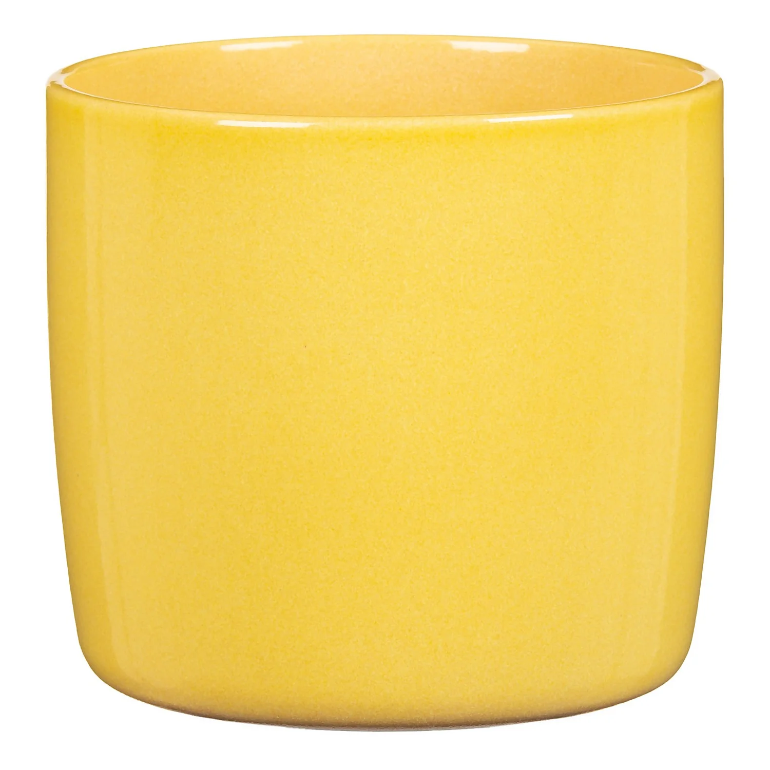 Yellow Solare Plant Pot - 18cm 1 Yellow Solare Plant Pot - 18cm